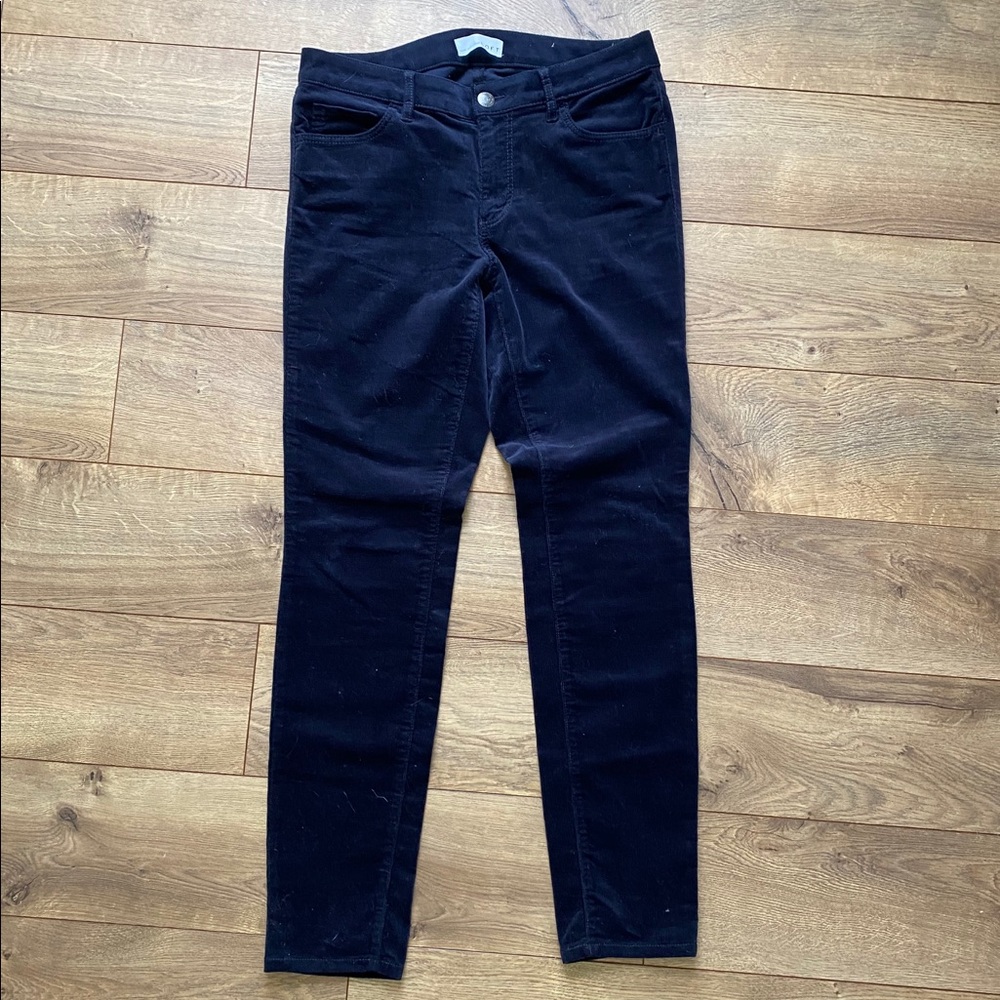 Loft Navy Corduroy Pants